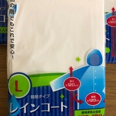 未使用レインコート　5つ の画像