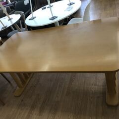 ★ジモティー割あり★KJ11452 ニトリ 4人用ダイニングセット ブラウン H68×W165×D90 クリーニング済みの画像