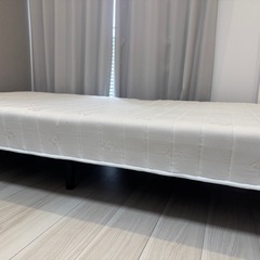 【美品】足つきマットレスベッド(シングル)の画像