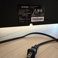 【テレビ40インチ】アイリスオーヤマ　2020年製の画像