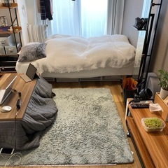 【お渡し決定済】おしゃれローテーブル×こたつ(こたつ布団あり)の画像