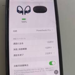 【現状品】POWERBEATS PRO ワイヤレスイヤホン の画像