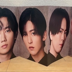 SnowMan ⛄️THE BEST初回盤特典A4フェイスカードの画像
