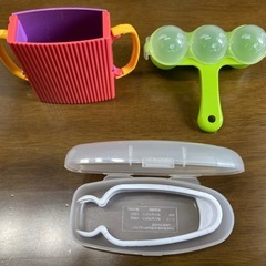 【差し上げます】子供用お食事用品の画像