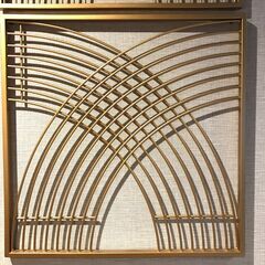 25K363 ジ4 Ashley アシュレイ Dalkins Wall Decor ウォールデコ ウォールアート メタル製 2点セット 中古の画像