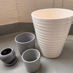 植木鉢プランターまとめ売り 観葉植物 花の画像