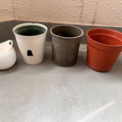 植木鉢プランターまとめ売り 観葉植物 花の画像