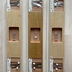 【美品】無印良品 壁に付けられる家具・長押・44cm×3本セットの画像