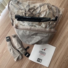 エアバギー　ココ　ブレーキ　EX フロムバース　アースサンド　レインカバー付きの画像