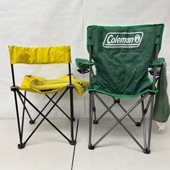 アウトドアチェアー　2脚セット　Coleman コールマンの画像
