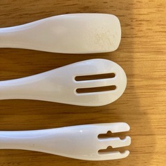 エジソン離乳食スプーンフォークセットの画像