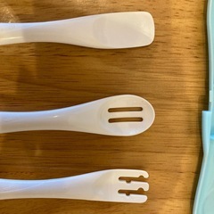エジソン離乳食スプーンフォークセットの画像