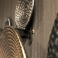 25K364 ジB Ashley アシュレイ Emsley Wall Decor ウォールデコ ウォールアート 金属製 インテリア モダン アンティーク風 中古の画像