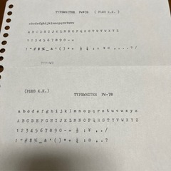 【昭和レトロ】英字タイプライター 骨董品の画像