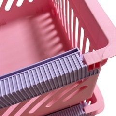 NITORI キッズ用収納ボックス 3段セット（角に割れあり） の画像