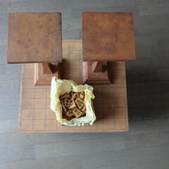 将棋盤、駒、駒台の画像