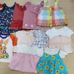 夏服　ベビー服80　女の子80の画像