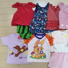 夏服　ベビー服80　女の子80の画像
