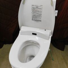 【JM730②】設置のみ 実用未使用 ジャニス工業 トイレセット 便器+タンク+温水便座セット JCS-210DRN BW1 SC8010-SGA BW1 SV2002-1EH BW1の画像