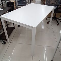 ★リユースのサカイ日立店★HJ7574 IKEA デスク シルバー H74×D75×W125 クリーニング済み の画像