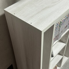 白い本棚　美品の画像