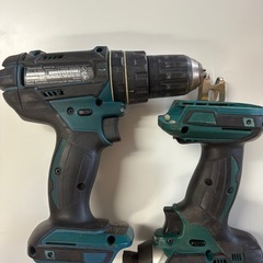 早い者勝ち！最終値下げ！マキタ　18V  インパクト　穴あけドリルセット　の画像