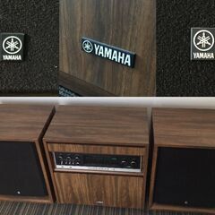 ○【通電・一部動作OK】YAMAHA SS-40.60 ヤマハステレオシステム オーディオ ターンテーブル スピーカー【店頭引取秋田県】(NF250724)549-2Wの画像