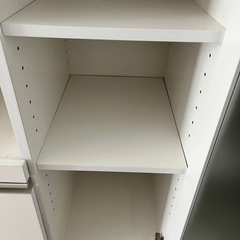 ニトリ　食器棚　レンジ台の画像