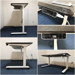 FlexiSpot 電動昇降デスク EC38SP1D3-3 人間工学スタンディングデスク LEDフルタッチパネル操作 メモリ/ロック機能・キャスター付　展示品の画像