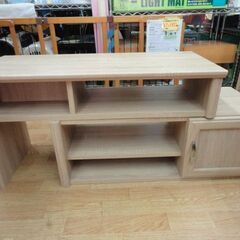 伸縮タイプ テレビボード 幅83㎝～145㎝ ナチュラルブラウン テレビ台 TVボード 32型まで対応 西岡店の画像