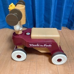 【美品】ディズニー ベビートイ くまのプーさん おしゃべりウォーカーライダーの画像