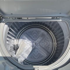 【RKGSE-351】特価！シャープ/5kg/タテ型全自動洗濯乾燥機/ES-TX5F-S/中古品/2022年製/店頭引取推奨商品/近隣弊社配達有料で可の画像