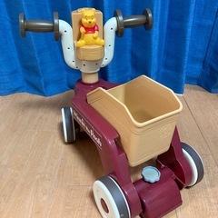 【美品】ディズニー ベビートイ くまのプーさん おしゃべりウォーカーライダーの画像