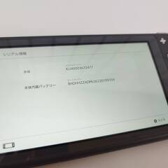 Nintendo Switch Lite/HDH-001/2020年製/グレー/HDH-S-GAZAAの画像
