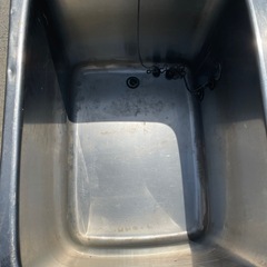 アルミ風呂桶 畑の水やりなどにの画像