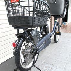 中古自転車 Panasonic 電動アシスト自転車 Gyutto BE-ELFD03V 子供乗せ自転車 内装3段変速 大容量バッテリー16Ah バッテリー長押し5点点灯 幼児2人同乗可能 通勤 通学 近所のお出掛けなどにの画像