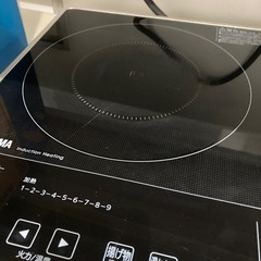 【ジモティー割】アイリスオーヤマ 2019年製 IHクッキングヒーター 200V（ID1248）の画像