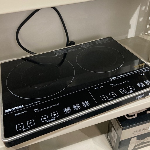 【ジモティー割】アイリスオーヤマ 2019年製 IHクッキングヒーター 200V（ID1248）