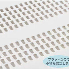 ⭐️ニトリ　突っ張り棚⭐️ポールスライド棚 Sサイズ 幅45-65cm (ホワイト HA03)の画像