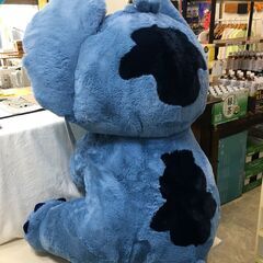 海外・日本製品のサルベージ品　スティッチ　ブランケット付き　大きいぬいぐるみの画像