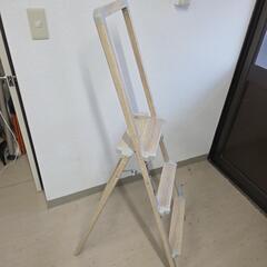 【配送無料】CAINZ 折り畳み式3段梯子　　5307の画像
