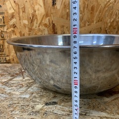 a(7439) ステンレス 調理用 ボウル 直径48cm 2個セット 深さ17.5cm ボール 飲食店 製菓用器具 調理用品 の画像