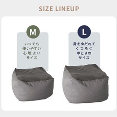 ビーズクッション Lサイズの画像