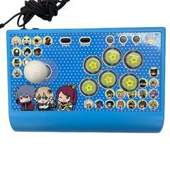 186000 現状品 三和電子 アーケードスティック ぶるらじ ブレイブルー SDC-P4-BB01A  ブルー PlayStation4 ジョイスティック [250521HM150256]の画像