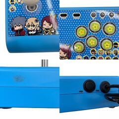 186000 現状品 三和電子 アーケードスティック ぶるらじ ブレイブルー SDC-P4-BB01A  ブルー PlayStation4 ジョイスティック [250521HM150256]の画像