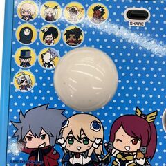 186000 現状品 三和電子 アーケードスティック ぶるらじ ブレイブルー SDC-P4-BB01A  ブルー PlayStation4 ジョイスティック [250521HM150256]の画像