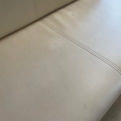 【2人掛け】 ソファー ホワイトの画像