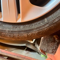 185/60R15鉄チンタイヤ付きの画像