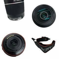 186000 ジャンク品 SONY ソニー デジタル一眼レフ α55 SLT-A55V  SONYレンズ　SIGMAレンズ　まとめ売り [250128HM130066]の画像