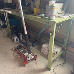 サカエ　作業台　天板スチールの画像